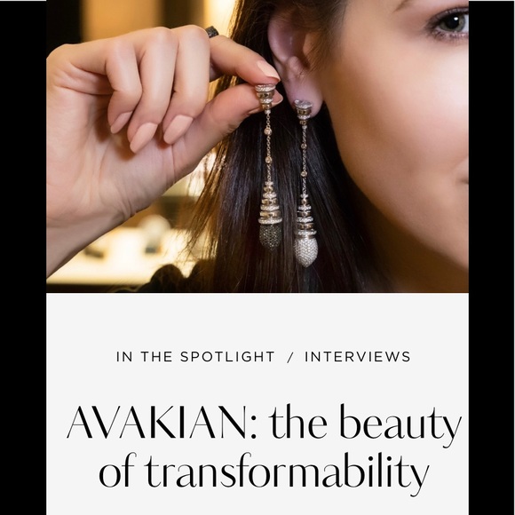 18K AVAKIAN RIVIERA Earrings w/ Pink Opal & Onyx - Picture 16 of 16